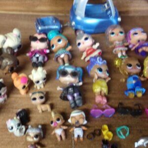 LOL Dolls with Pets and Accessories Set Lot